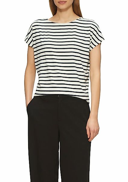 s.Oliver T-Shirt mit Markenlabel günstig online kaufen