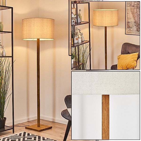 hofstein Stehlampe Stehlampe aus Metall/Holz im günstig online kaufen