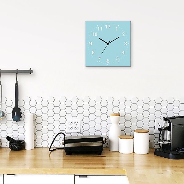 Artland Wanduhr "Uni Trendfarben", wahlweise mit Quarz- oder Funkuhrwerk, l günstig online kaufen