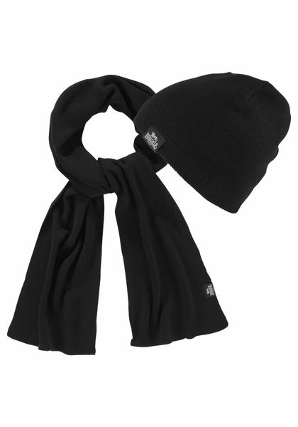 Lonsdale Strickmütze und Schal als Set günstig online kaufen