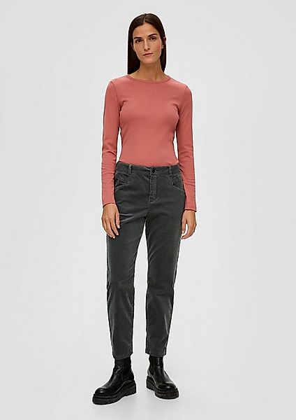 s.Oliver Chinos Hose Relaxed: Hose aus Feincord günstig online kaufen