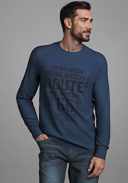 Mans World Rundhalsshirt "Neue Kollektion" mit Bündchen günstig online kaufen
