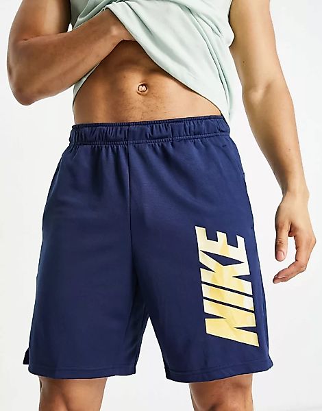 Nike Training – Dri-FIT – Shorts in Marineblau günstig online kaufen