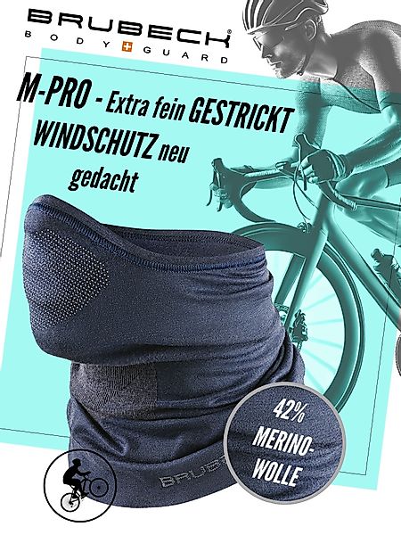 BRUBECK Sturmhaube M-Pro Halbe Sturmhaube Merinowolle günstig online kaufen