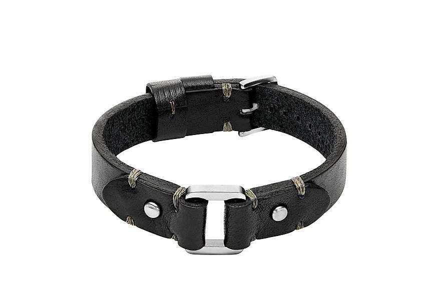 Fossil Armband Schmuck Geschenk Edelstahl Leder Armschmuck MACHINE günstig online kaufen