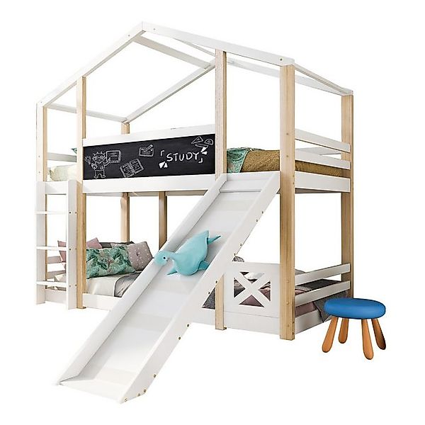 REDOM Etagenbett Kinderbett Baumhaus (Hochbett für Kinder– 2x Lattenrost- N günstig online kaufen
