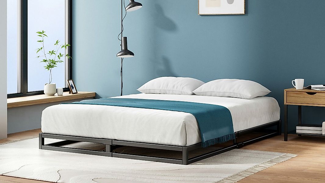 ZINUS Bettgestell Joseph Moderner Bettrahmen mit integriertem Holzlattenros günstig online kaufen