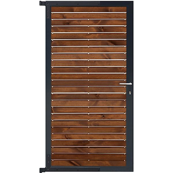 GartenLand Steckzauntor Craftwood 90 x 175 cm Holz Skandinavische Kiefer Br günstig online kaufen