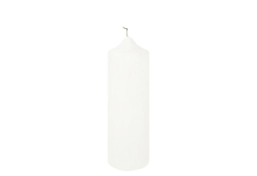 Fink Stumpenkerze FINK Stumpenkerze Candle - weiß - H. 25cm x D. 8cm (1 Stü günstig online kaufen