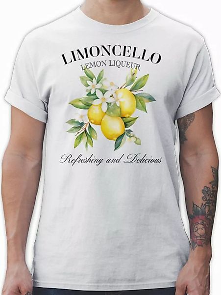 Shirtracer T-Shirt Limoncello Refreshing and Delicious I Limoncello Geschen günstig online kaufen