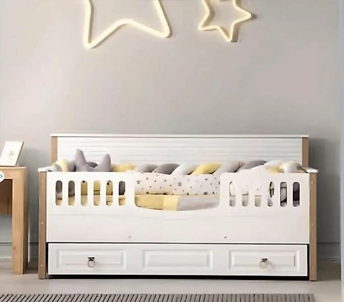 JVmoebel Bett PerfekteKinderbett Bett Kindermöbel Weiß Garnitur Moderne Kin günstig online kaufen
