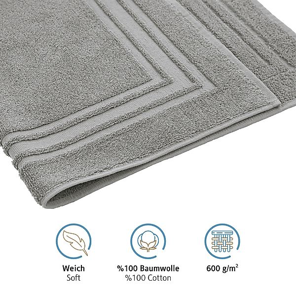 Komfortec Badematte Badvorleger aus 100% Baumwolle, günstig online kaufen