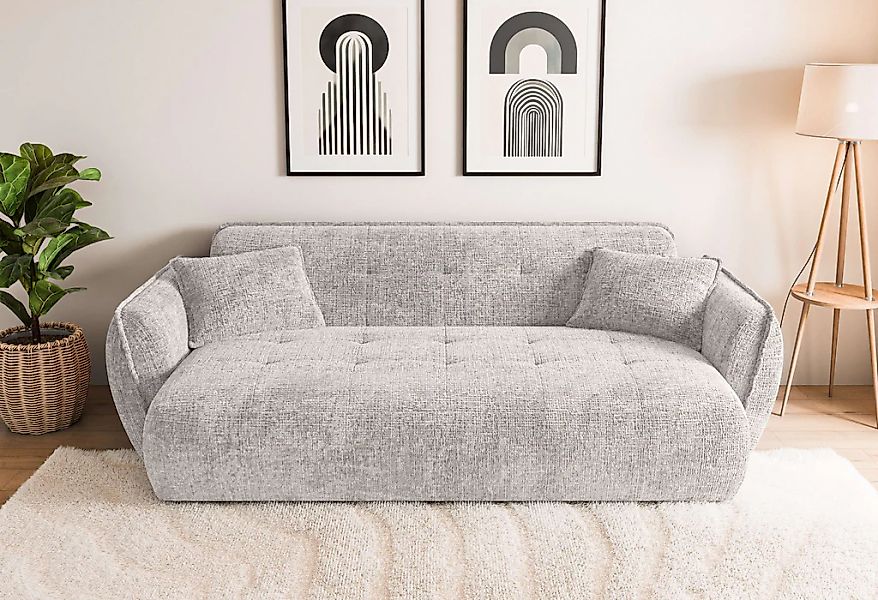 Home affaire Big-Sofa "MIRELDA Design-Sofa mit Steppungen, hoher Sitzkomfor günstig online kaufen