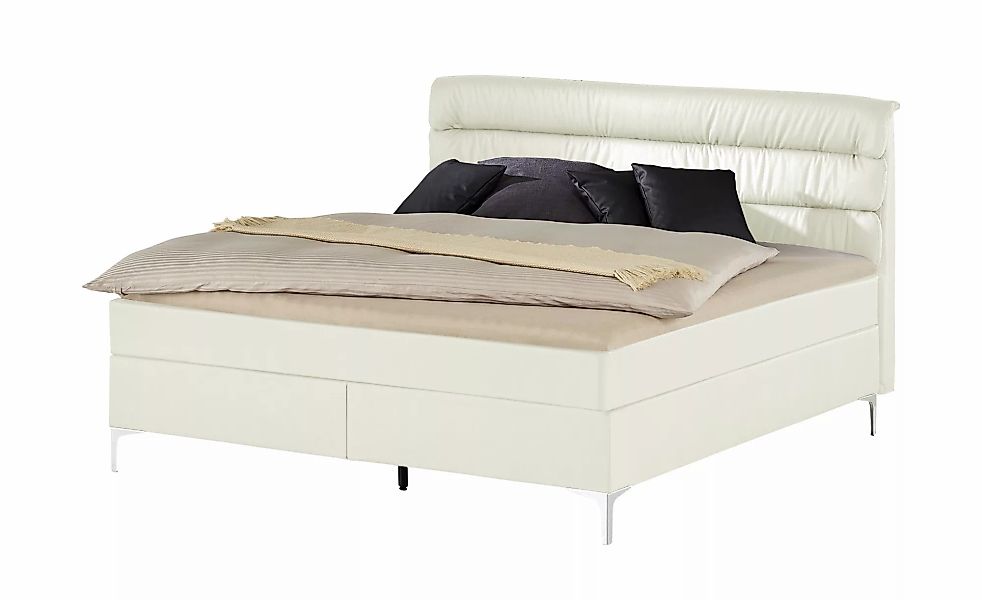 Boxspringbett  Lina ¦ weiß ¦ Maße (cm): B: 188 H: 122 Betten > Boxspringbet günstig online kaufen