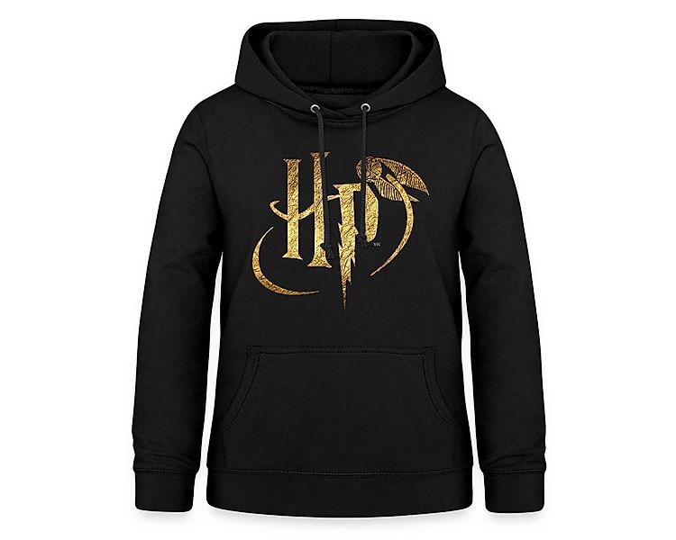 Spreadshirt Hoodie Harry Potter HP Logo Damen Hoodie (1-tlg) günstig online kaufen