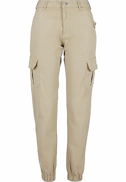 URBAN CLASSICS Cargohose "Urban Classics Damen Ladies High Waist Cargo Pant günstig online kaufen