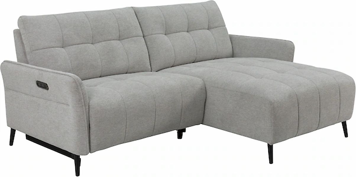 INOSIGN Ecksofa »DENIO 3-Sitzer, L-Form (Breite 209cm), elektr. Relaxfunkti günstig online kaufen