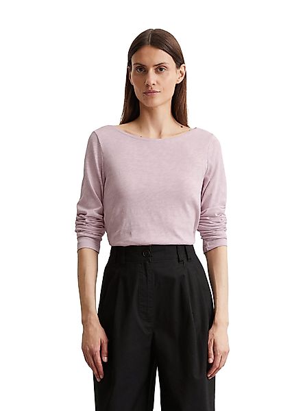 Marc O'Polo Langarmshirt mit Flammgarn-Struktur günstig online kaufen