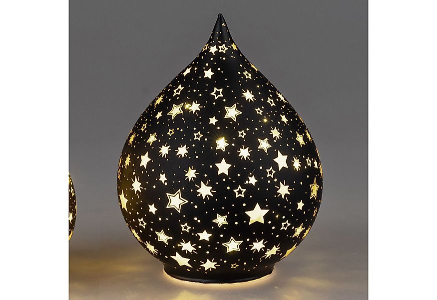 formano Dekofigur Festival, Mit Timerfunktion, Schwarz, Motiv: Sterne günstig online kaufen