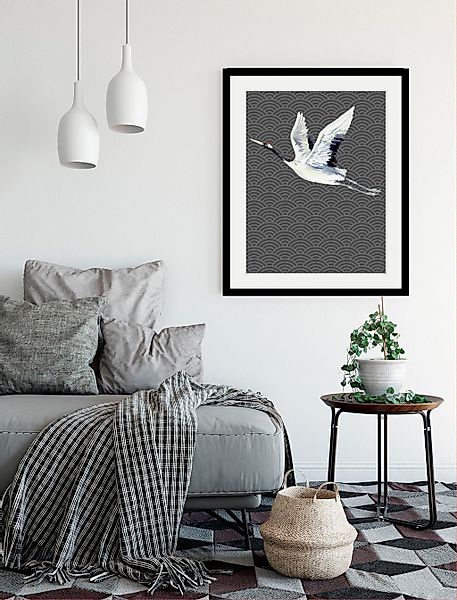 queence Bild »Kranich«, Vögel-Vogelbilder-Tiere, HD Premium Poster-Druck in günstig online kaufen