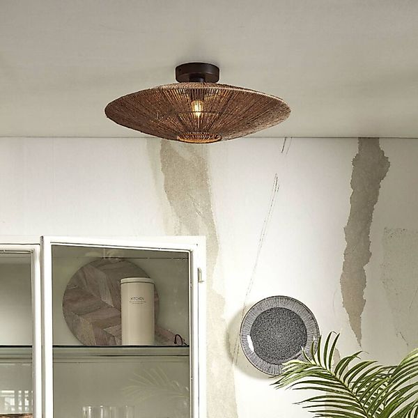 GOOD & MOJO Deckenlampe Iguazu, natur, Ø 55 cm günstig online kaufen