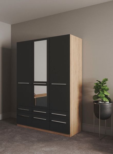 priess Kleiderschrank "Schrank Garderobe Wäscheschrank Barcelona in 5 Breit günstig online kaufen