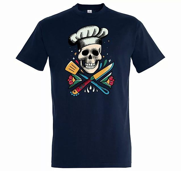 Youth Designz T-Shirt Schädel Kochen Herren Shirt mit trendigem Frontprint günstig online kaufen