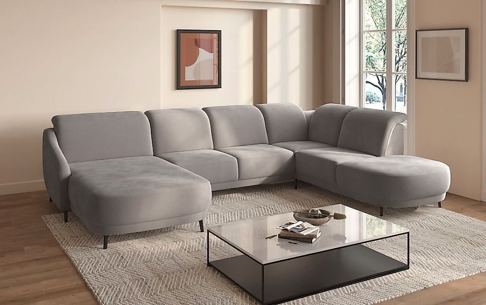 sit&more Wohnlandschaft »Blues U-Form«, inkl. Kopfteilverstellung, wahlweis günstig online kaufen