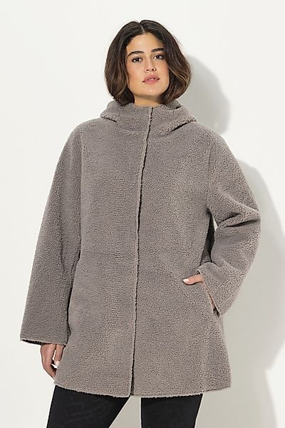 Ulla Popken Parka Teddyjacke A-Linie angeschnittene günstig online kaufen