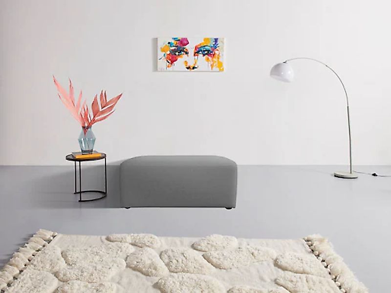INOSIGN Polsterhocker »Koa, Hocker, passend zur Modulserie KOA«, in Webstof günstig online kaufen