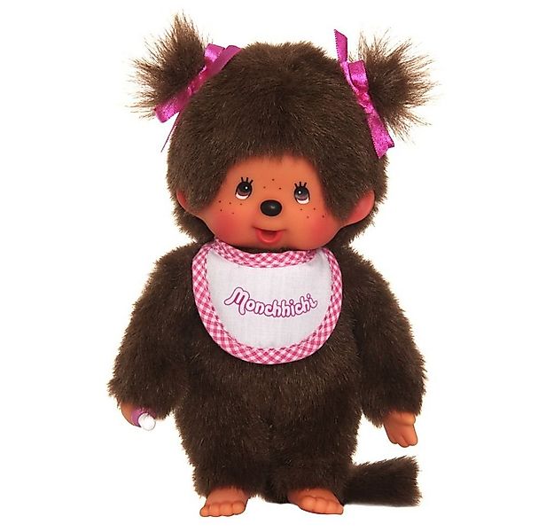 Monchhichi Plüschfigur Mädchen mit Zöpfen 20 cm Monchhichi Puppe 2 Zöpfe un günstig online kaufen