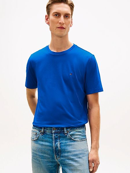 Tommy Hilfiger T-Shirt "ESSENTIAL REG FIT SOLID TEE mit Stickerei und Rundh günstig online kaufen