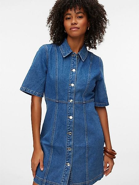 Vero Moda Jeanskleid VMDAISY 2/4 SHORT DENIM DRESS NOOS Baumwolle günstig online kaufen