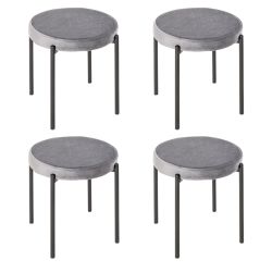 HOMCOM Esszimmerstuhl Thekenhocker mit gepolstertem Sitz günstig online kaufen