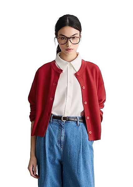 Marc O'Polo DENIM Cardigan relaxed fit aus kompaktem Baumwollgarn günstig online kaufen