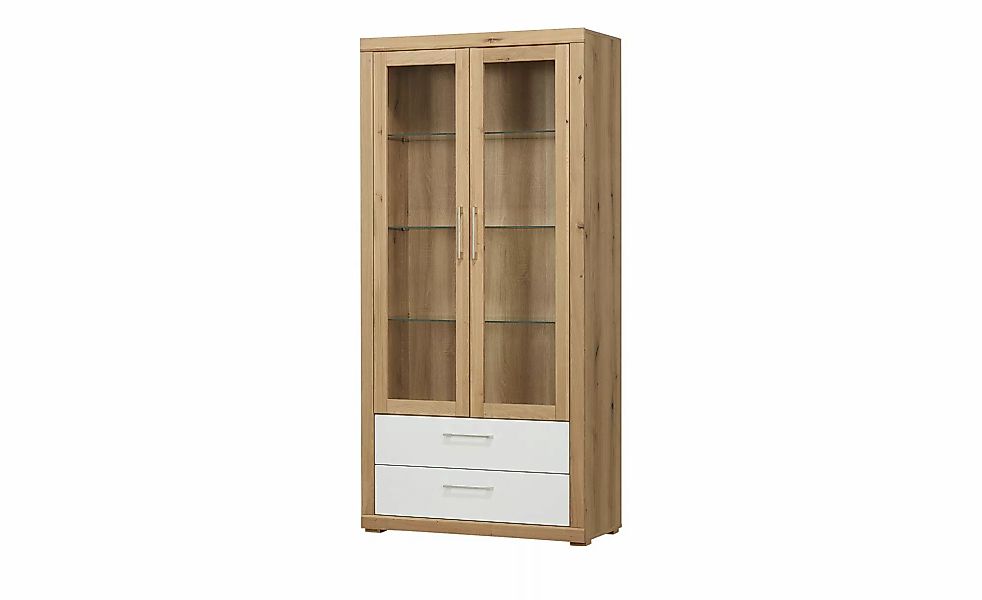 smart Vitrine  Oslo ¦ holzfarben ¦ Maße (cm): B: 91 H: 189 T: 42.0 Schränke günstig online kaufen