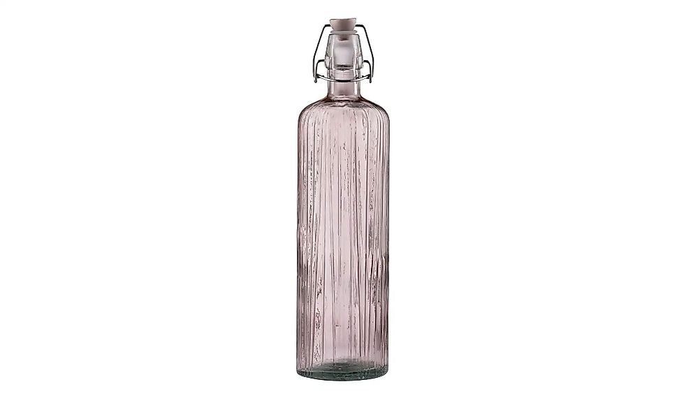 Wasserflasche  Kusintha ¦ rosa/pink ¦ Glas ¦ Maße (cm): H: 32,5  Ø: 8.4 Glä günstig online kaufen