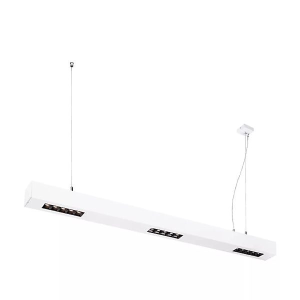 LED Pendelleuchte Q-Line in Weiß 3x15W 3000K günstig online kaufen