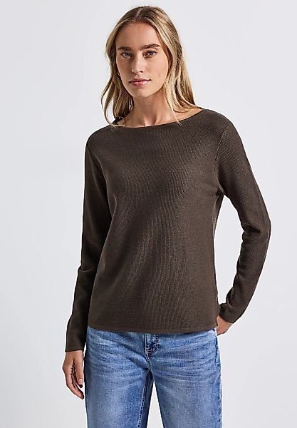 STREET ONE Strickpullover, mit U-Boot-Ausschnitt günstig online kaufen