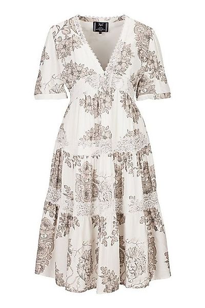 19V69 ITALIA Midikleid KEMNE Damen Sommerkleid mit Blumen-Löwen-Print (XS-X günstig online kaufen