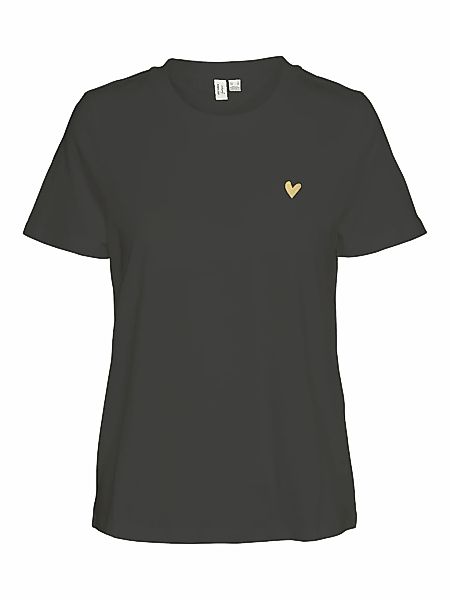 Vero Moda Kurzarmshirt "VMVIVA S/S O-NECK T-SHIRT JRS BTQ GA" günstig online kaufen