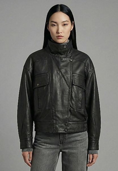 RICANO Lederjacke Sonja Handgefertigt aus hochwertigem Lamm Nappa Leder günstig online kaufen