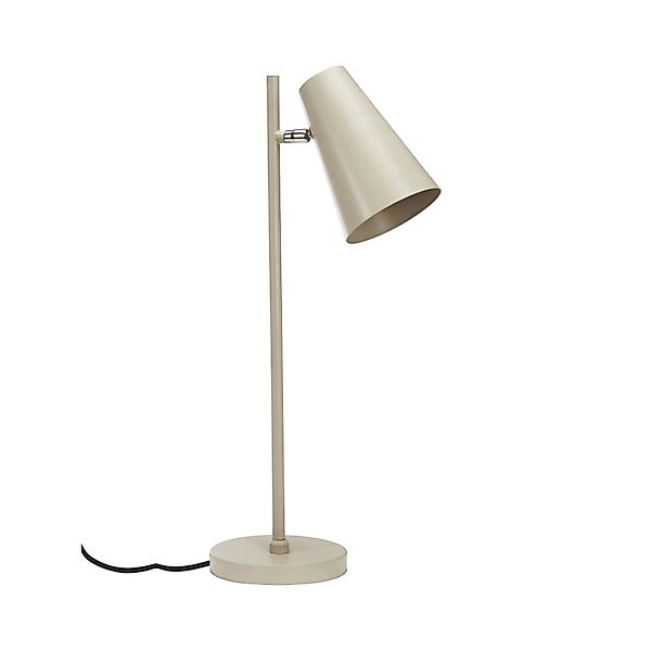 PR Home Cornet Tischlampe Beige 1 Arm E27 64cm mit Schalter am Lampenkopf günstig online kaufen
