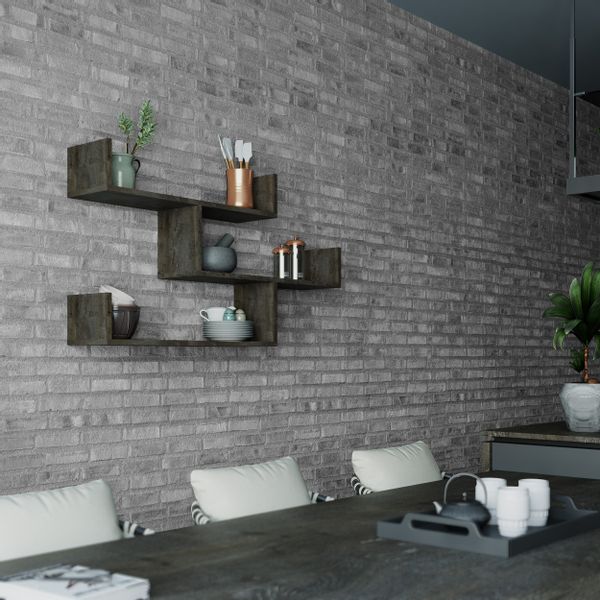 Decortie Bücherregal Tibet, Wandregal Modernes Bücherregal, günstig online kaufen