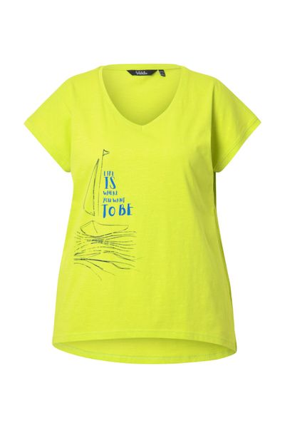 Ulla Popken T-Shirt T-Shirt Boot A-Linie günstig online kaufen