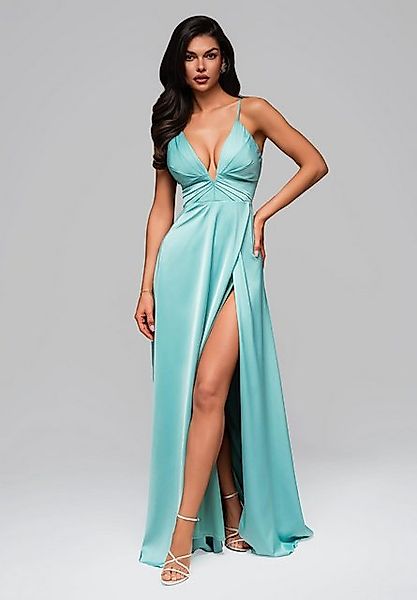 OMBRE Abendkleid Elegantes Maxikleid mit Beinschlitz günstig online kaufen