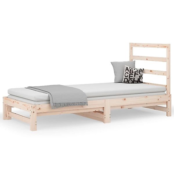 vidaXL Tagesbett Ausziehbar 2x(90x190) cm Massivholz Kiefer1389345 günstig online kaufen