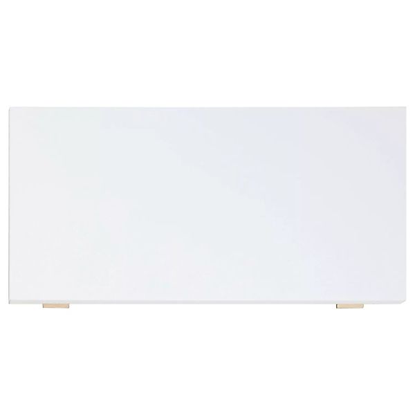 home24 loftscape Ansteckplatte Ketton MDF Weiß 50x2.5x90 cm (BxHxT) günstig online kaufen