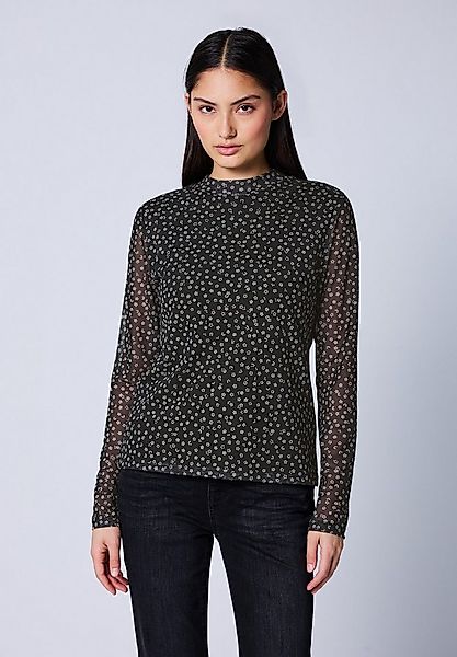 STREET ONE STUDIO Stehkragenshirt mit grafischem Muster günstig online kaufen