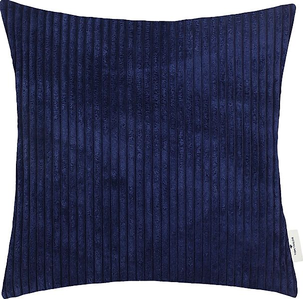 TOM TAILOR HOME Dekokissen "Big Corduroy" mit effektvollem Reißverschluss, günstig online kaufen